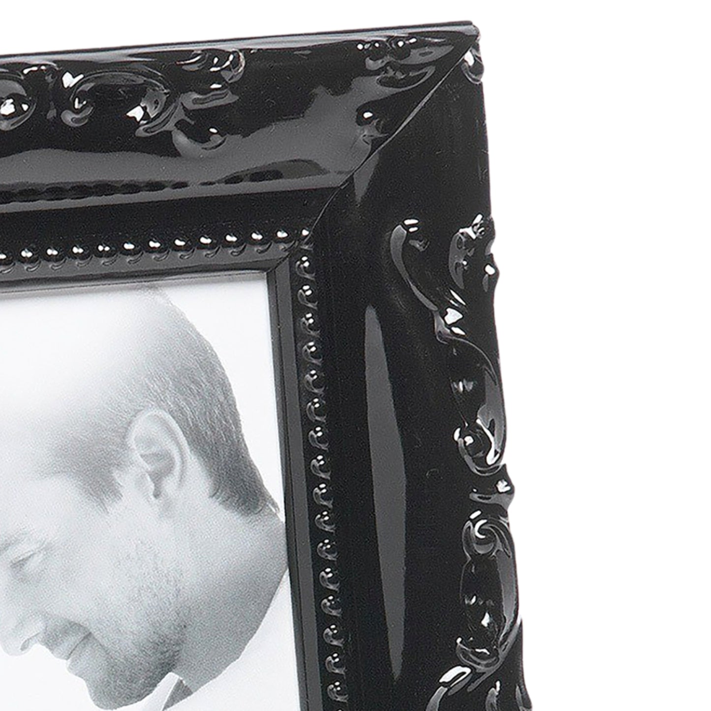 Electric Black Motif Medium Width Table Top Frame