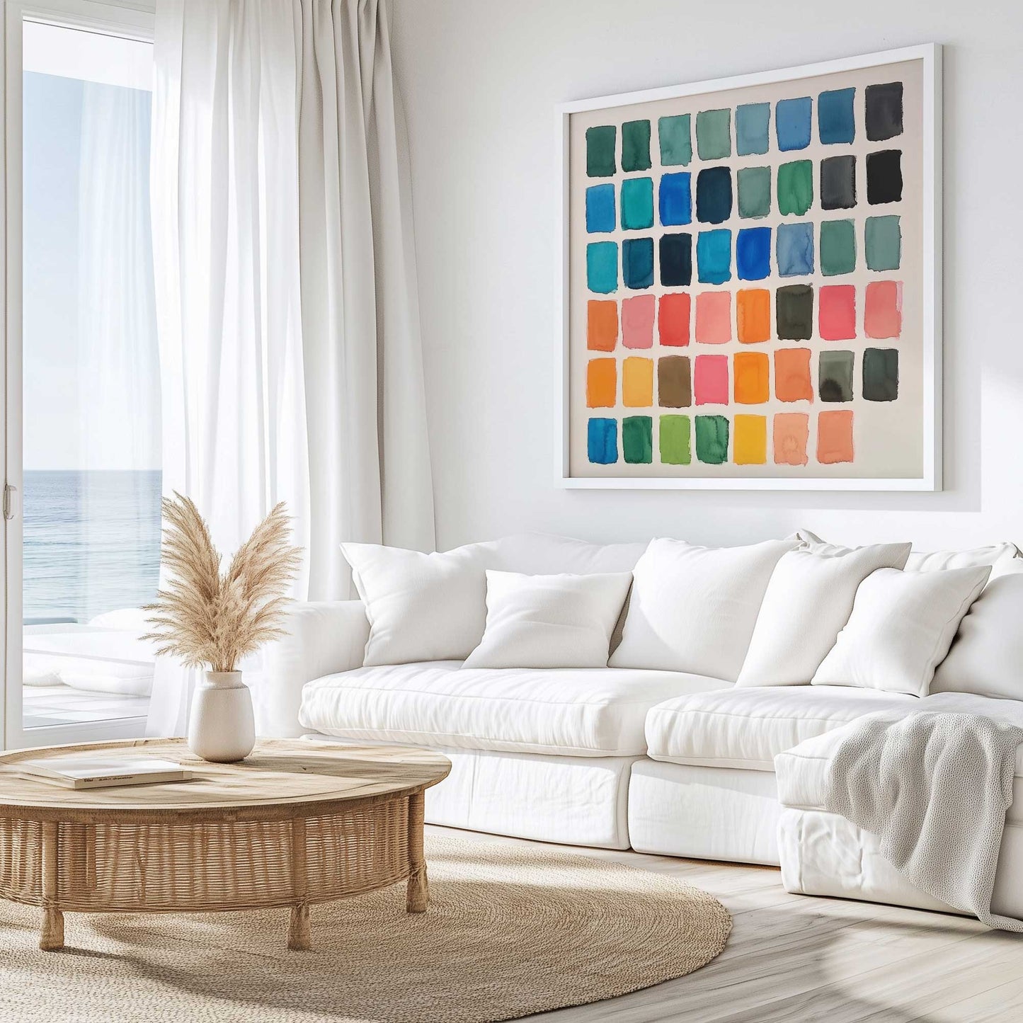 Picture of art in a room