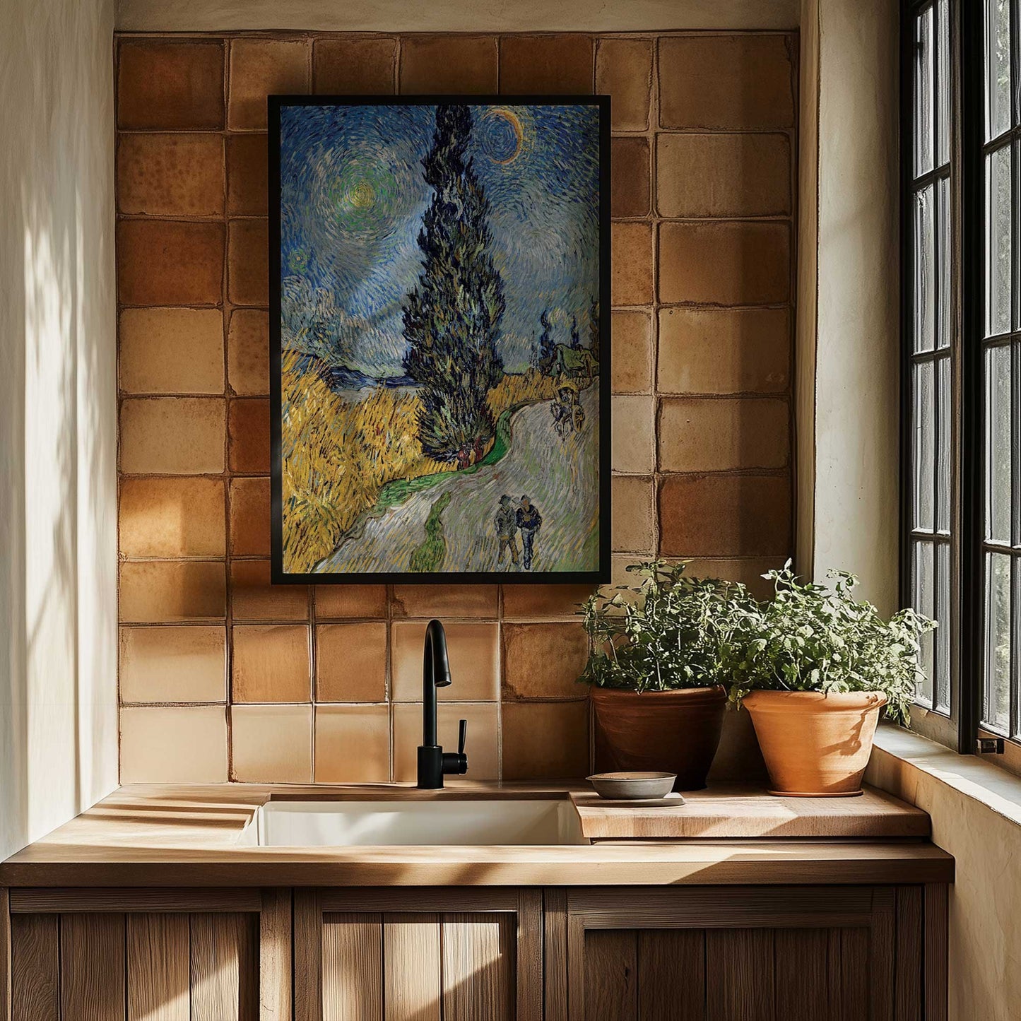 Picture of art in a room