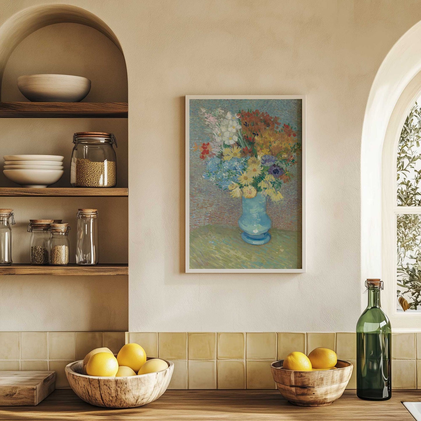 Picture of art in a room