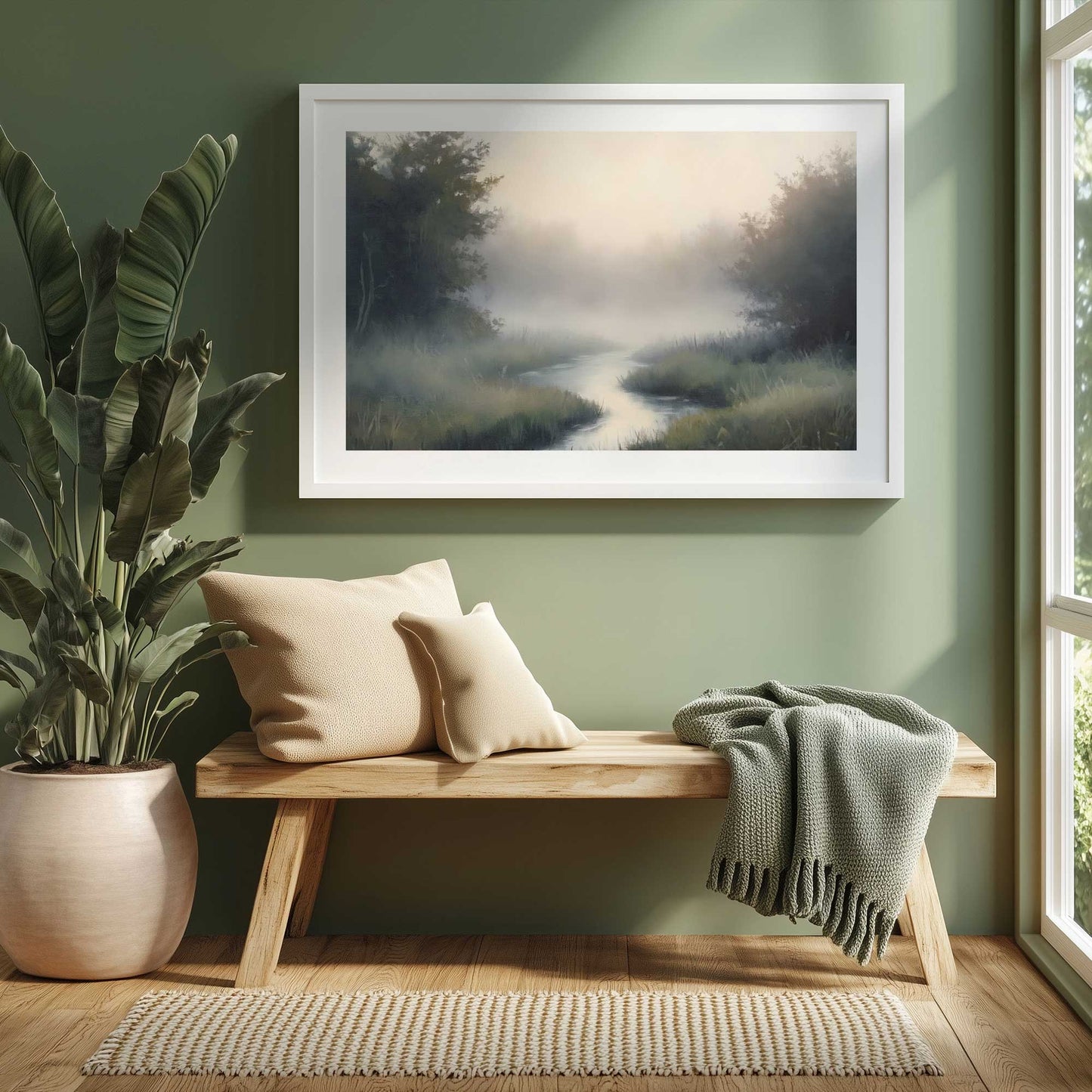 Picture of art in a room
