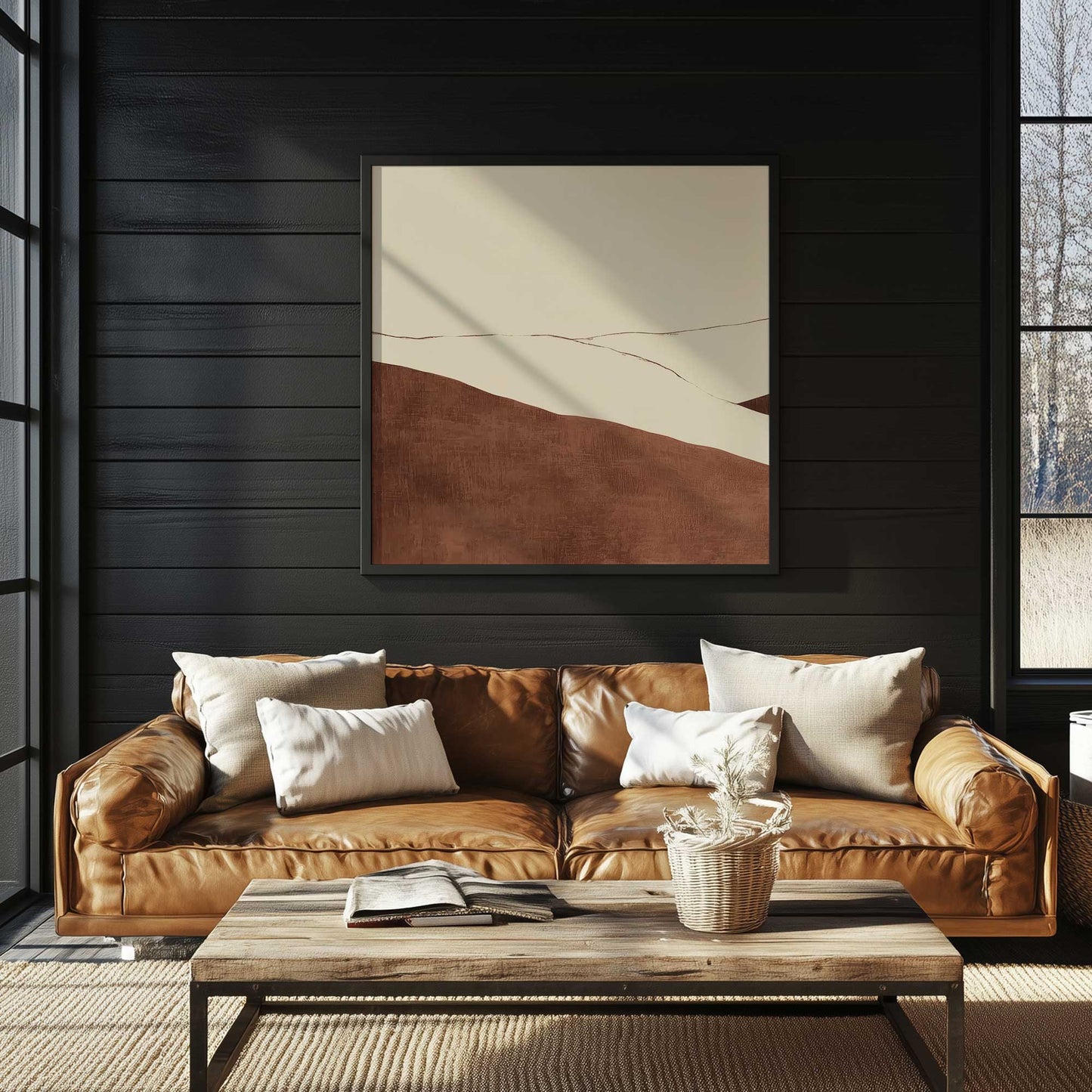 Picture of art in a room