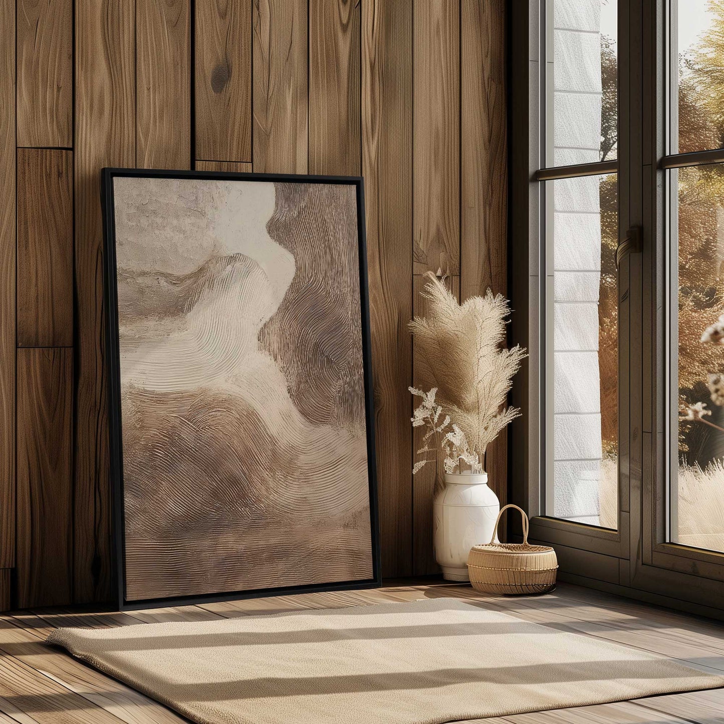 Picture of art in a room