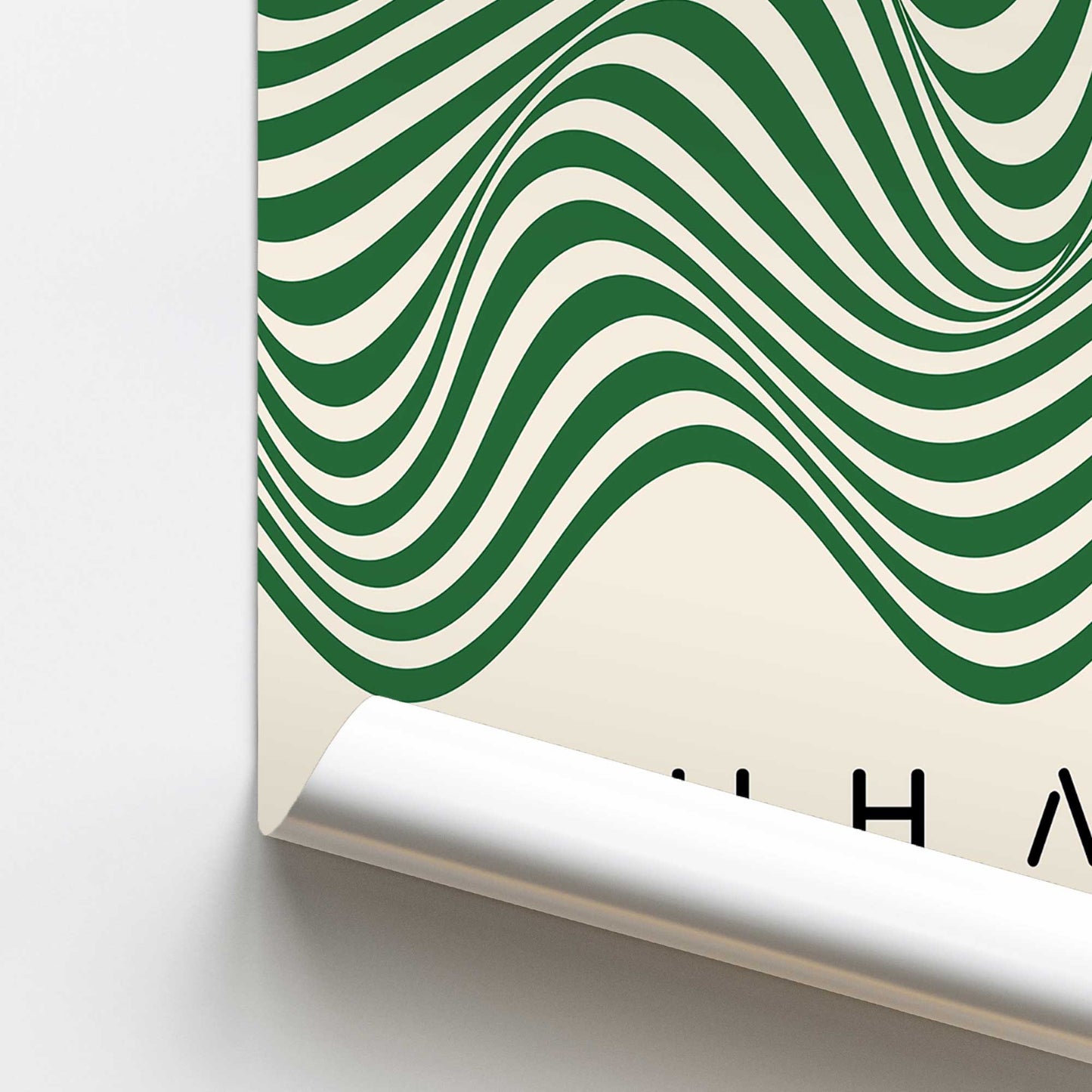 Bauhaus Curves in Motion Promotional Rolled Print
