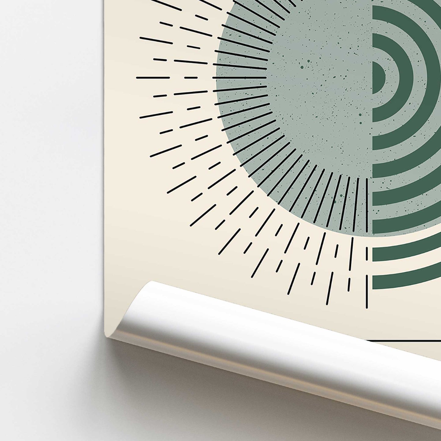 Bauhaus Echoing Rays Promotional Rolled Print
