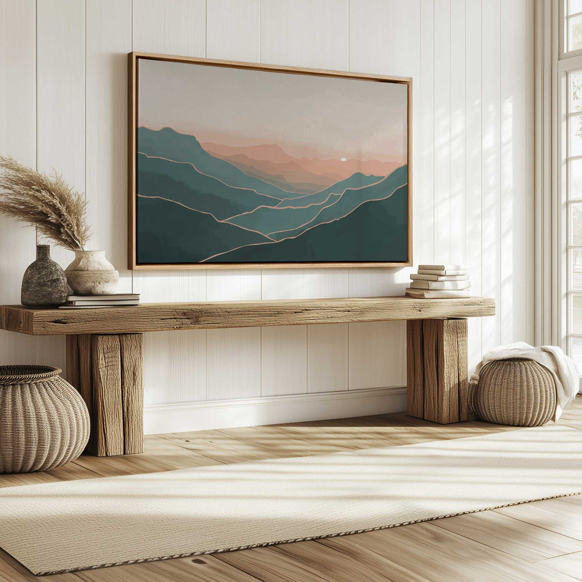 Picture of art in a room
