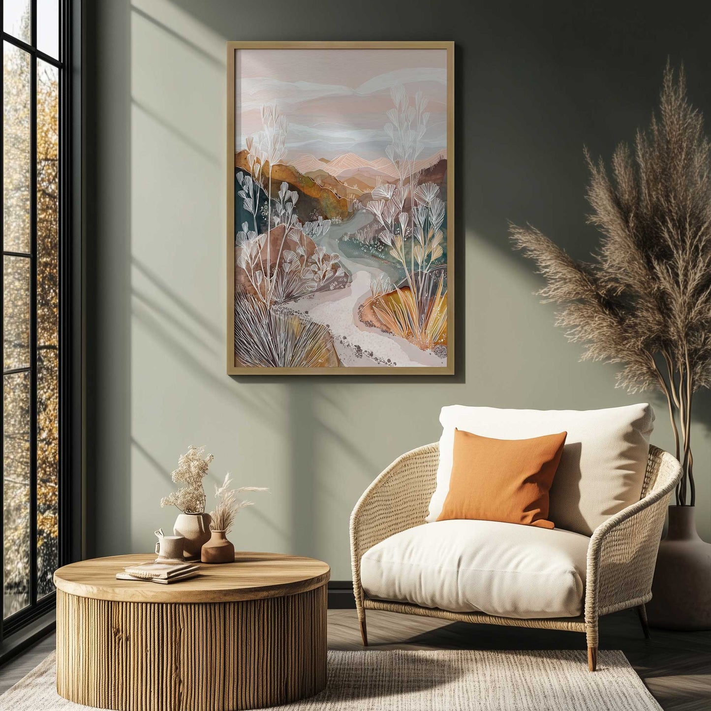 Picture of art in a room