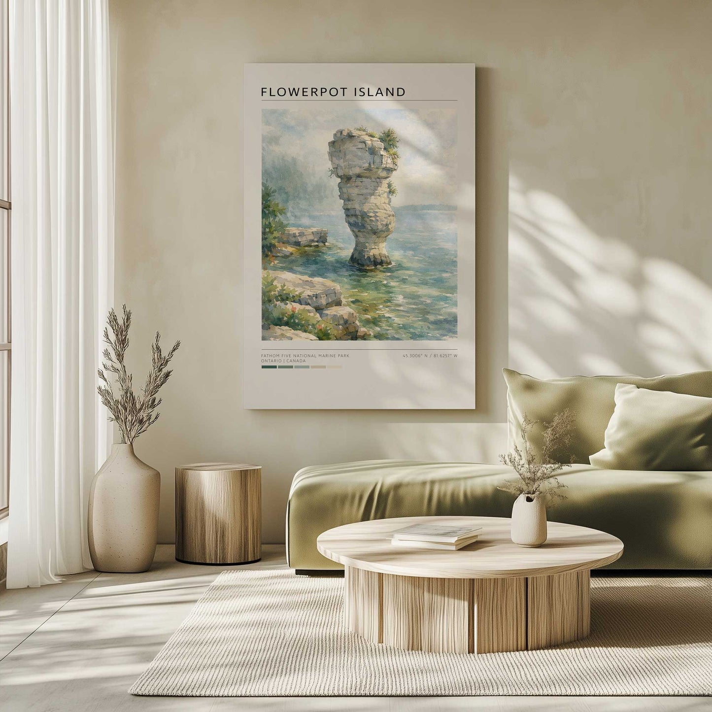 Picture of art in a room