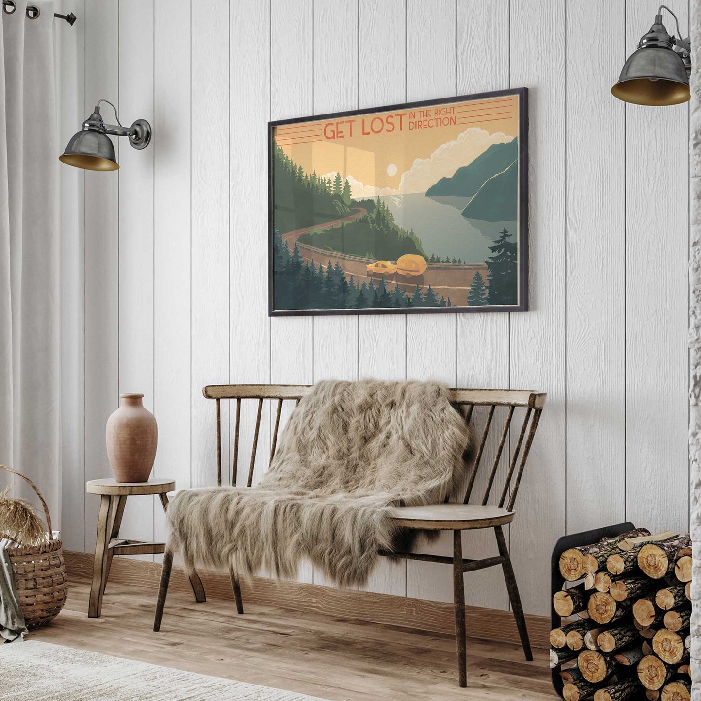 Art piece on the wall