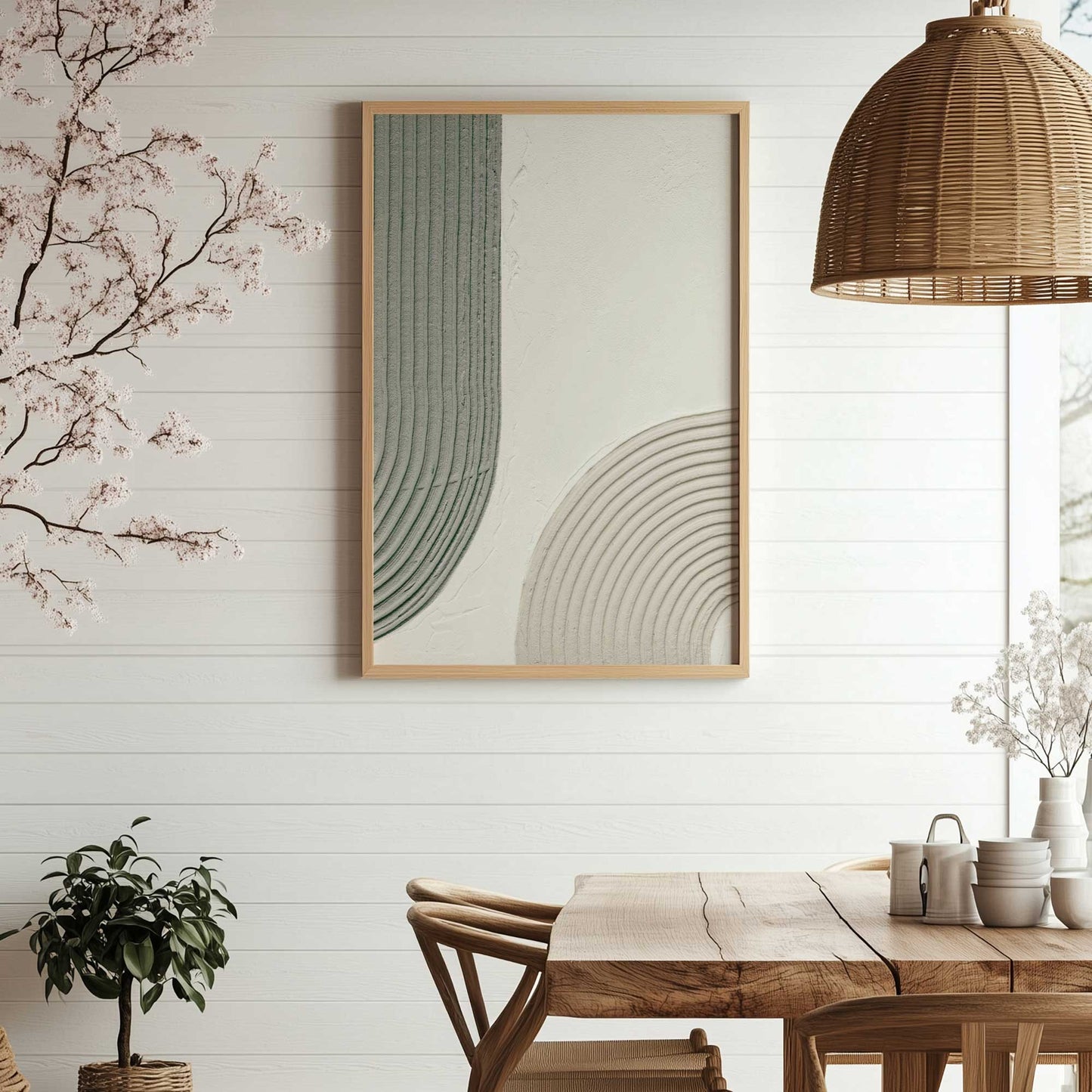 Picture of art in a room