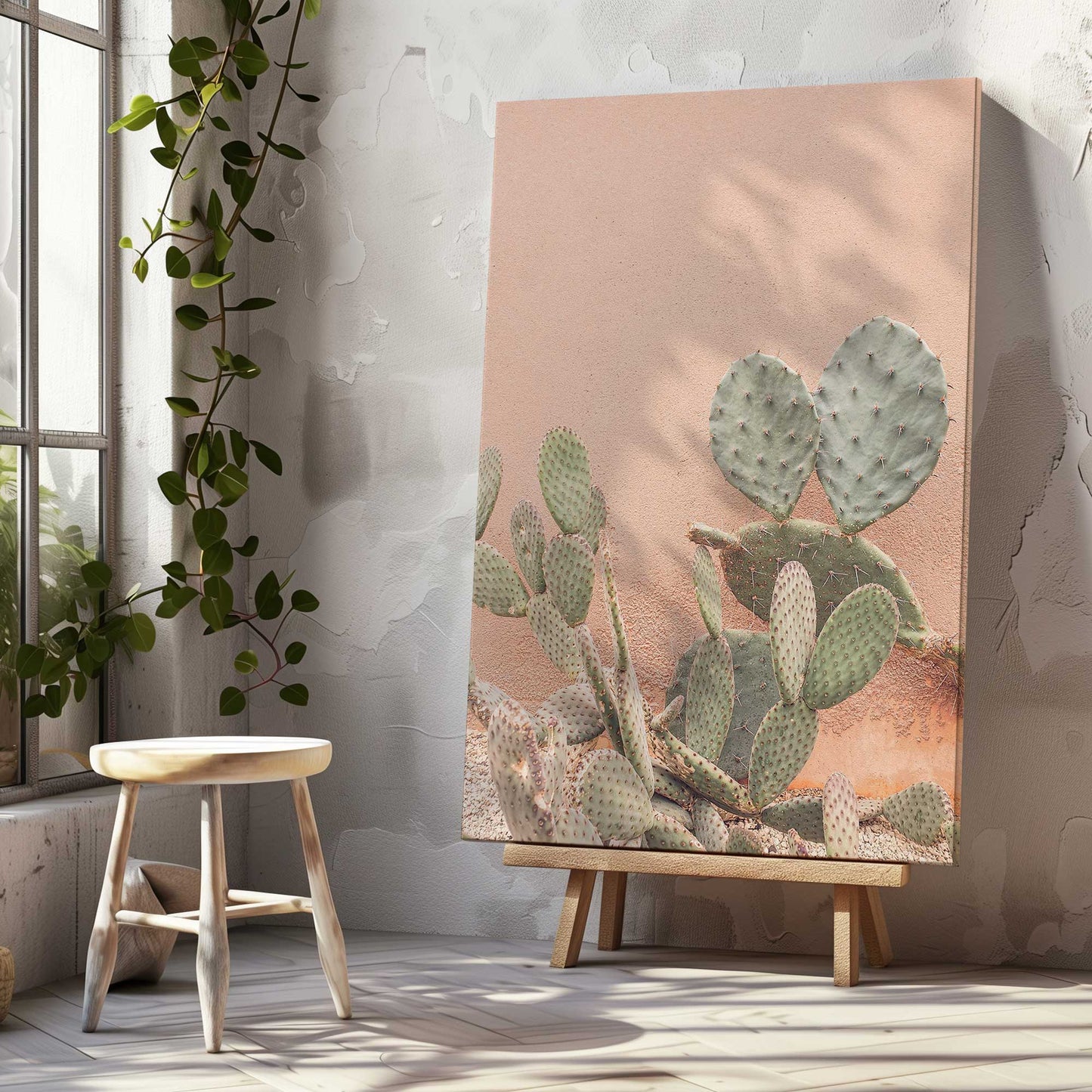 Desert Flora Print on Canvas