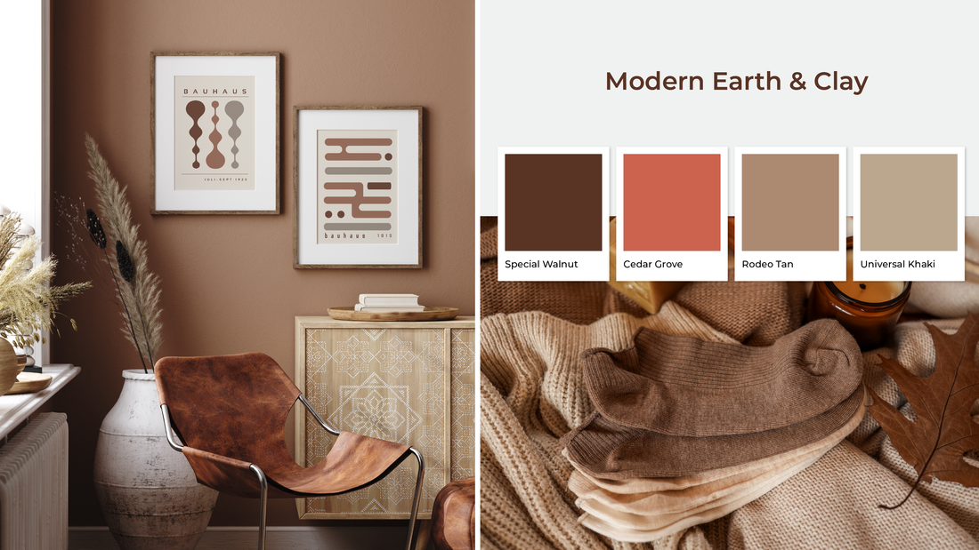 2026 Color Trends: Modern Earth and Clay
