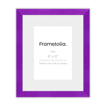 Plum Purple Aurora Wall Frame