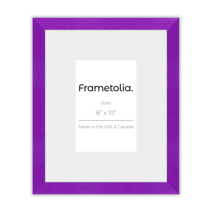 Plum Purple Narrow Width Wall Frame