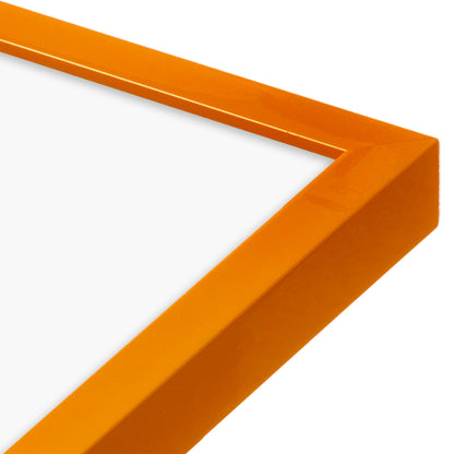 Orange Marmalade Narrow Width Wall Frame