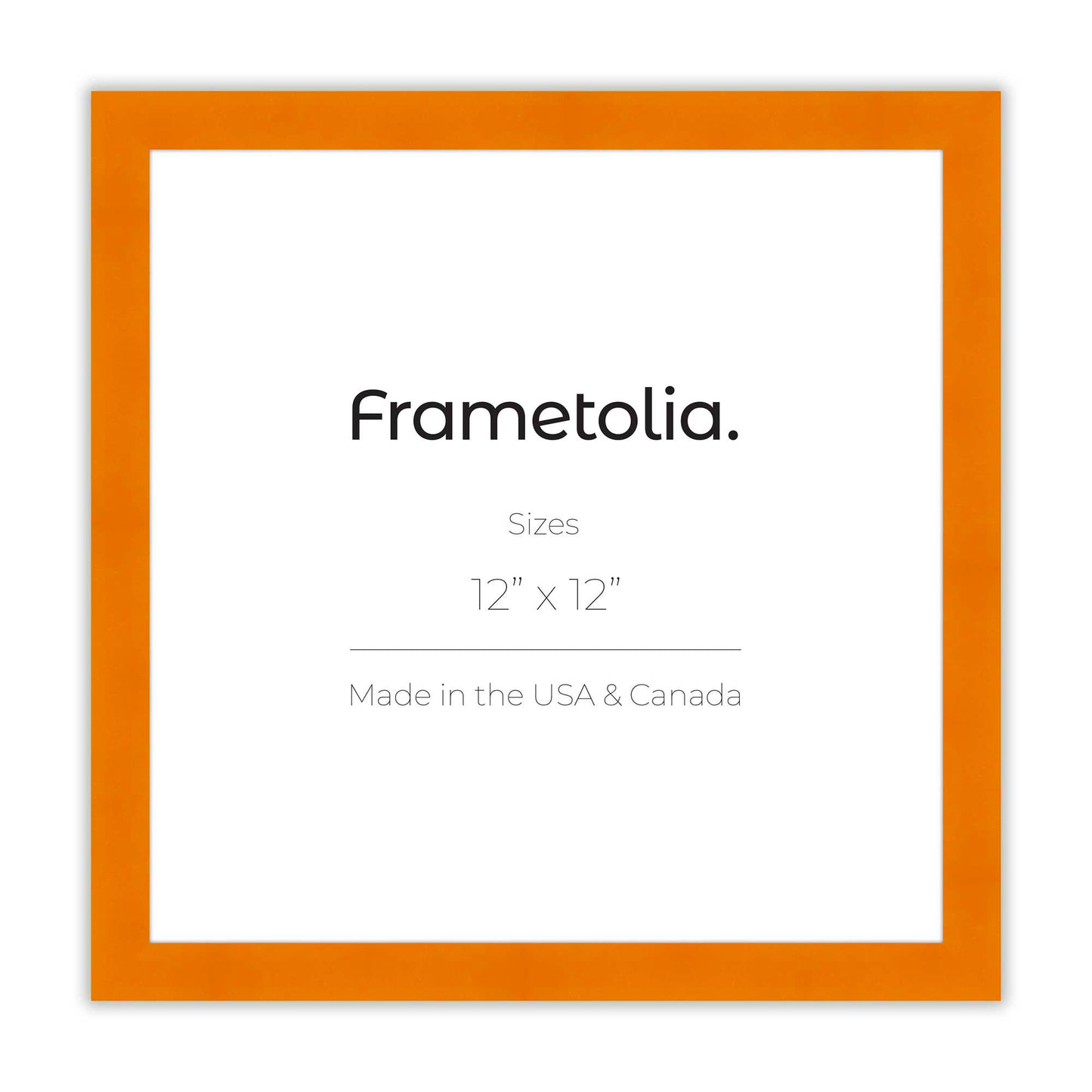 Orange Marmalade Narrow Width Wall Frame