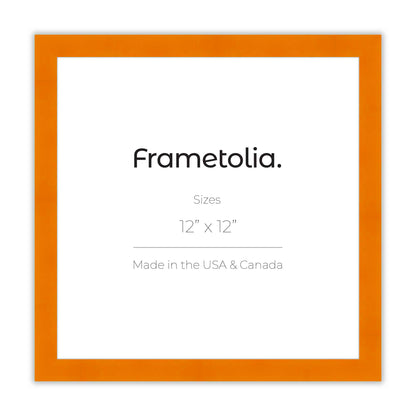 Orange Marmalade Narrow Width Wall Frame