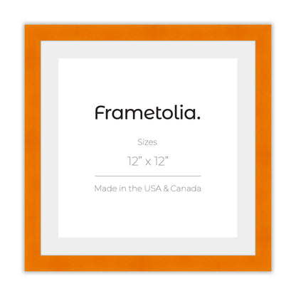 Orange Marmalade Narrow Width Wall Frame
