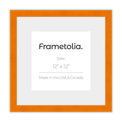Orange Marmalade Narrow Width Wall Frame