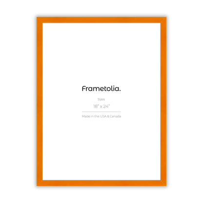 Orange Marmalade Narrow Width Wall Frame