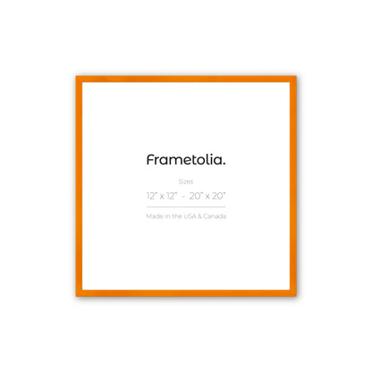 Orange Marmalade Narrow Width Wall Frame