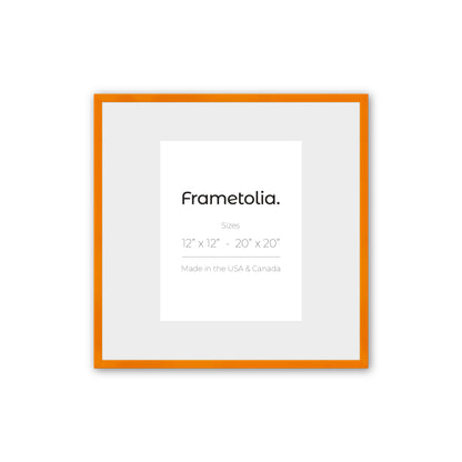 Orange Marmalade Narrow Width Wall Frame