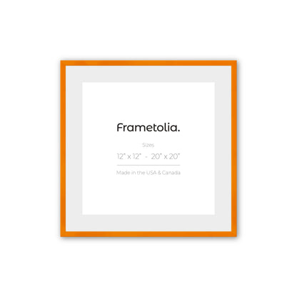 Orange Marmalade Narrow Width Wall Frame