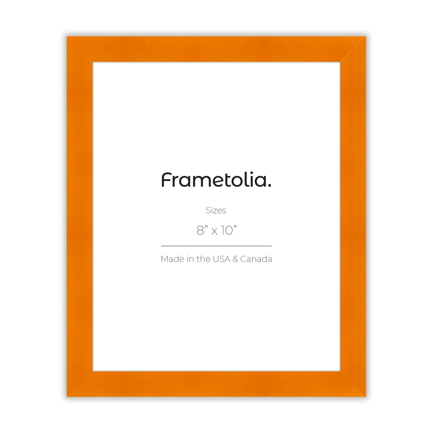 Orange Marmalade Narrow Width Wall Frame