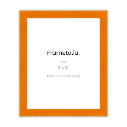 Orange Marmalade Narrow Width Wall Frame