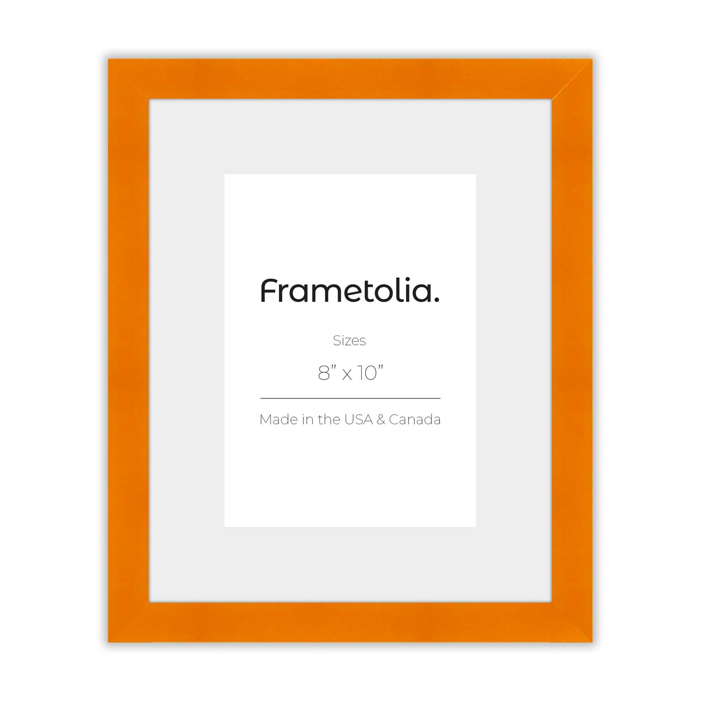 Orange Marmalade Narrow Width Wall Frame