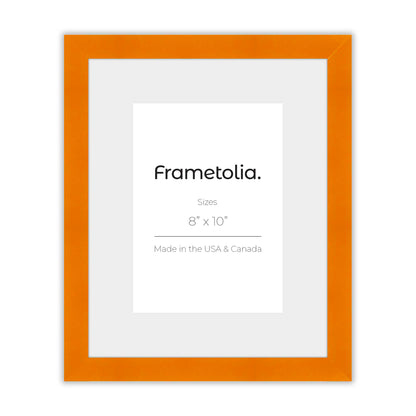 Orange Marmalade Narrow Width Wall Frame