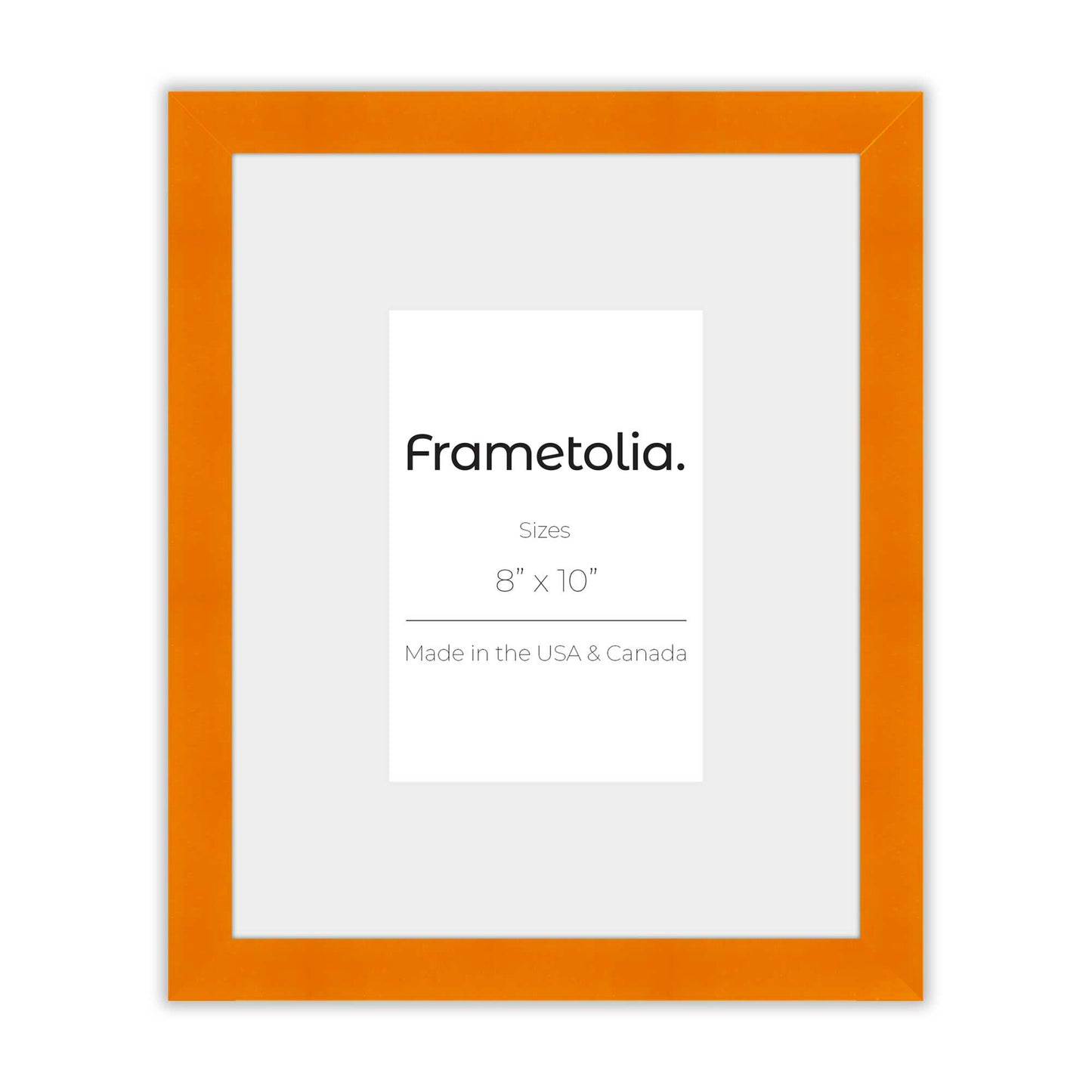 Orange Marmalade Narrow Width Wall Frame