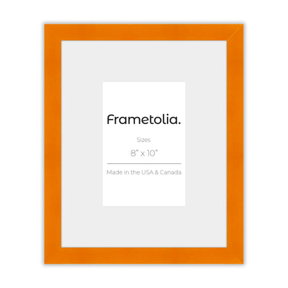 Orange Marmalade Narrow Width Wall Frame