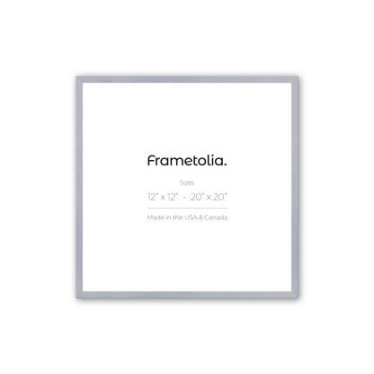 Polished Chrome Narrow Width Wall Frame