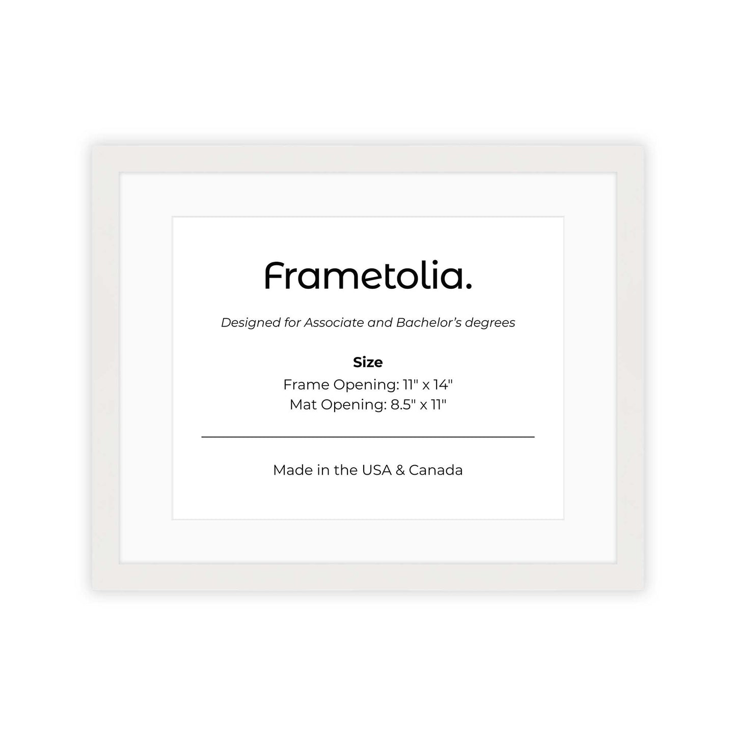 Opaque White Manhattan Wall Frame