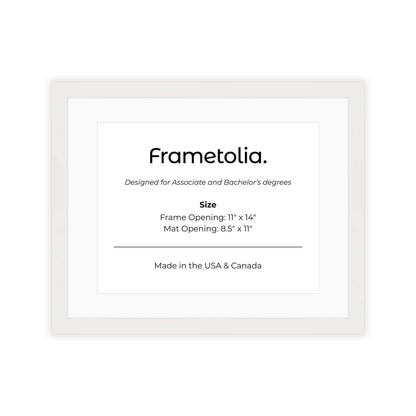 Opaque White Manhattan Wall Frame