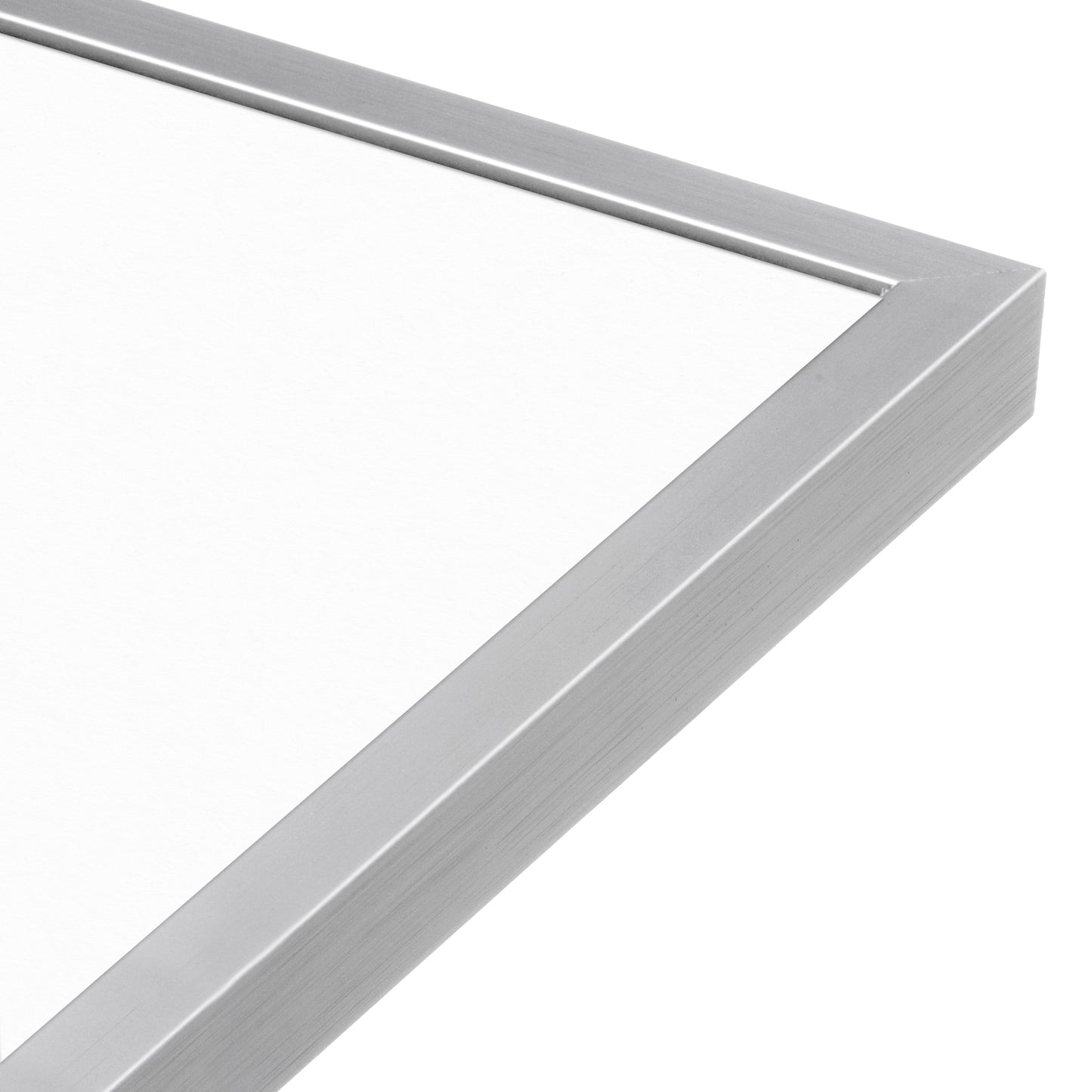 Titanium Silver Narrow Width Wall Frame