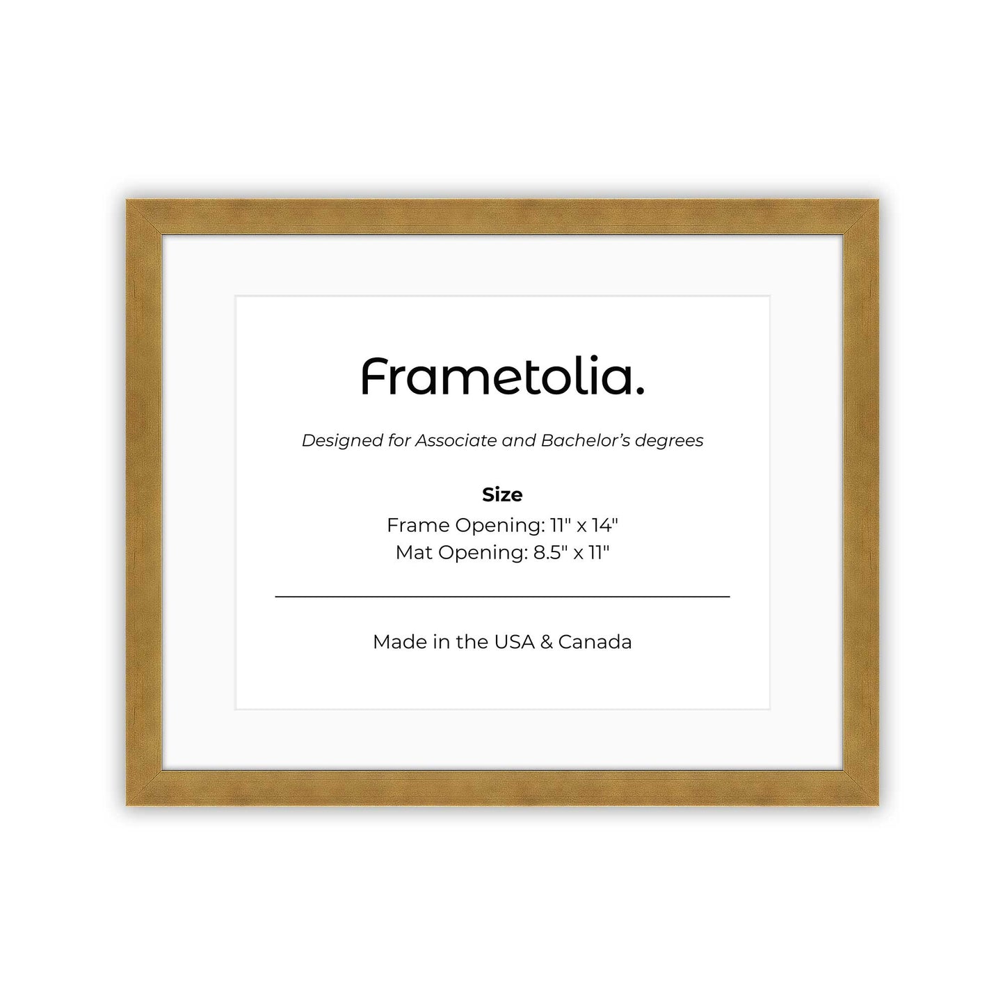Pale Gold Manhattan Wall Frame