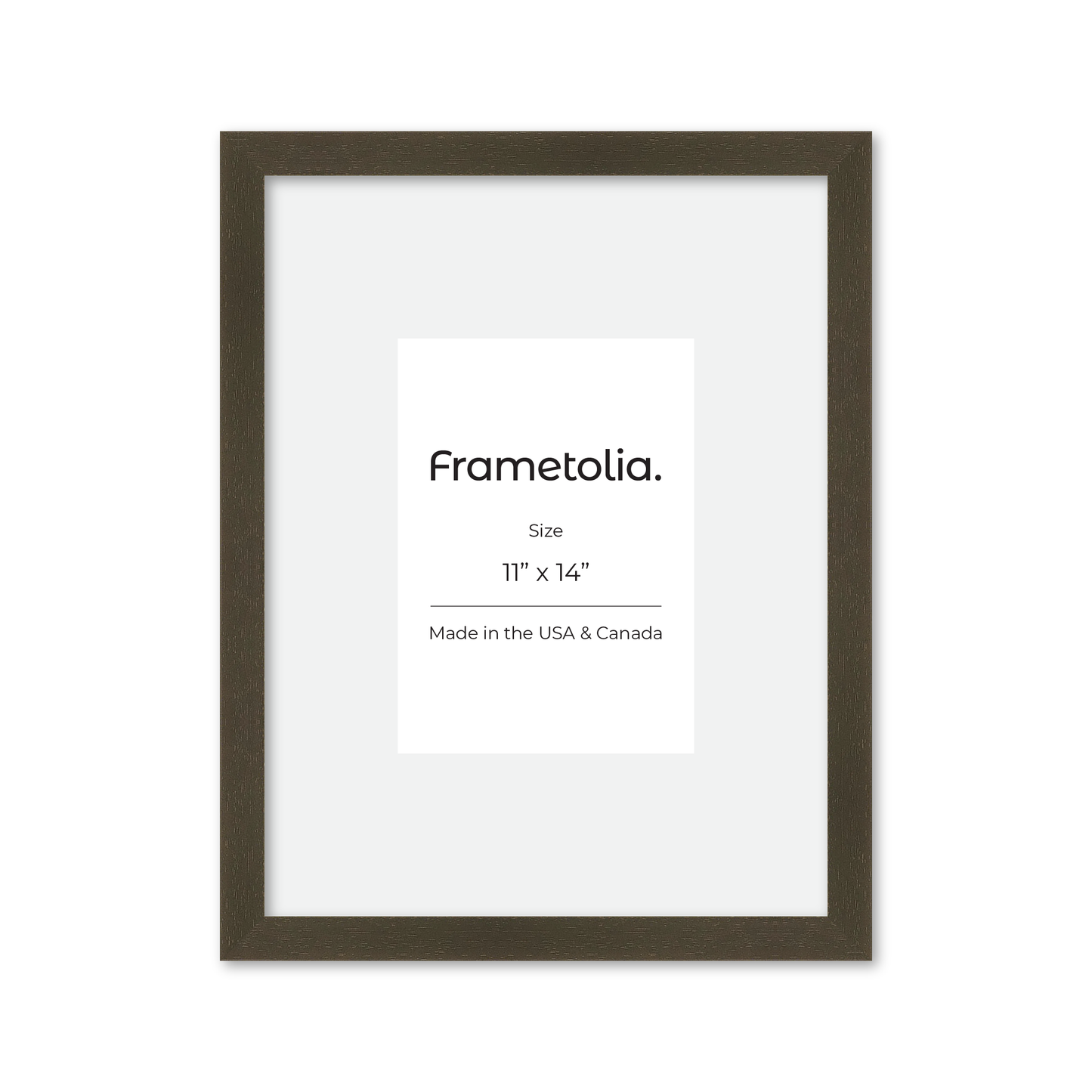 11" x 14" Brown Manhattan Wall Frame