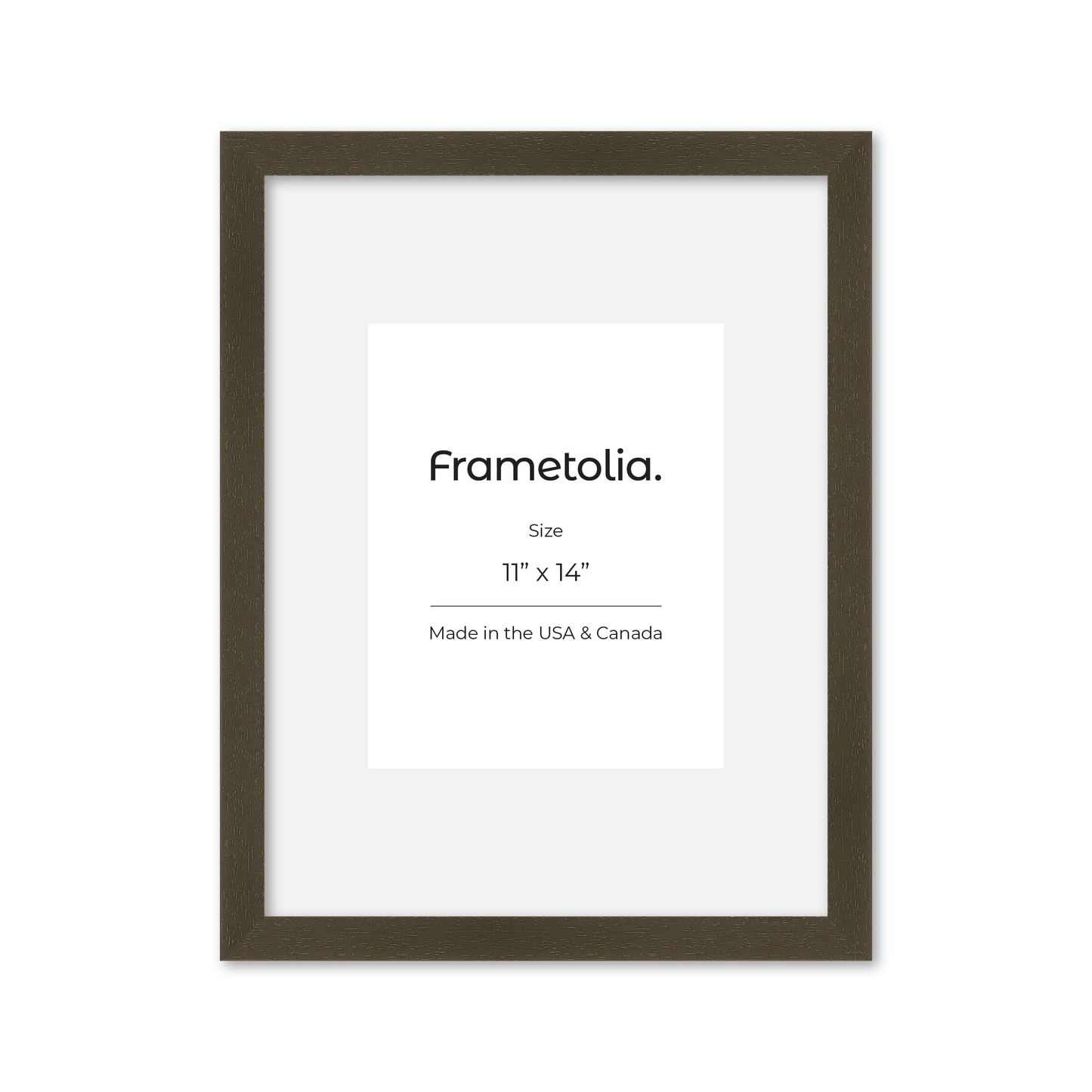 11" x 14" Brown Manhattan Wall Frame