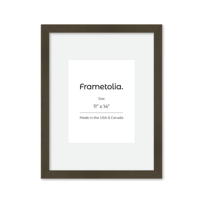 11" x 14" Brown Manhattan Wall Frame