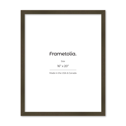 16" x 20" Brown Manhattan Wall Frame