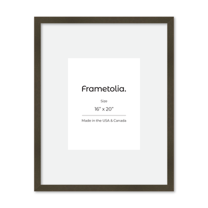 16" x 20" Brown Manhattan Wall Frame