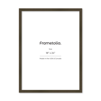 18" x 24" Brown Manhattan Wall Frame