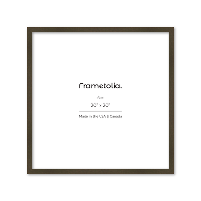 20" x 20" Brown Manhattan Wall Frame