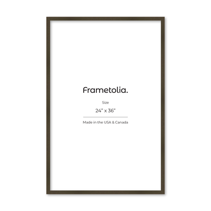 24" x 36" Brown Manhattan Wall Frame