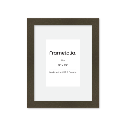 8" x 10" Brown Manhattan Wall Frame