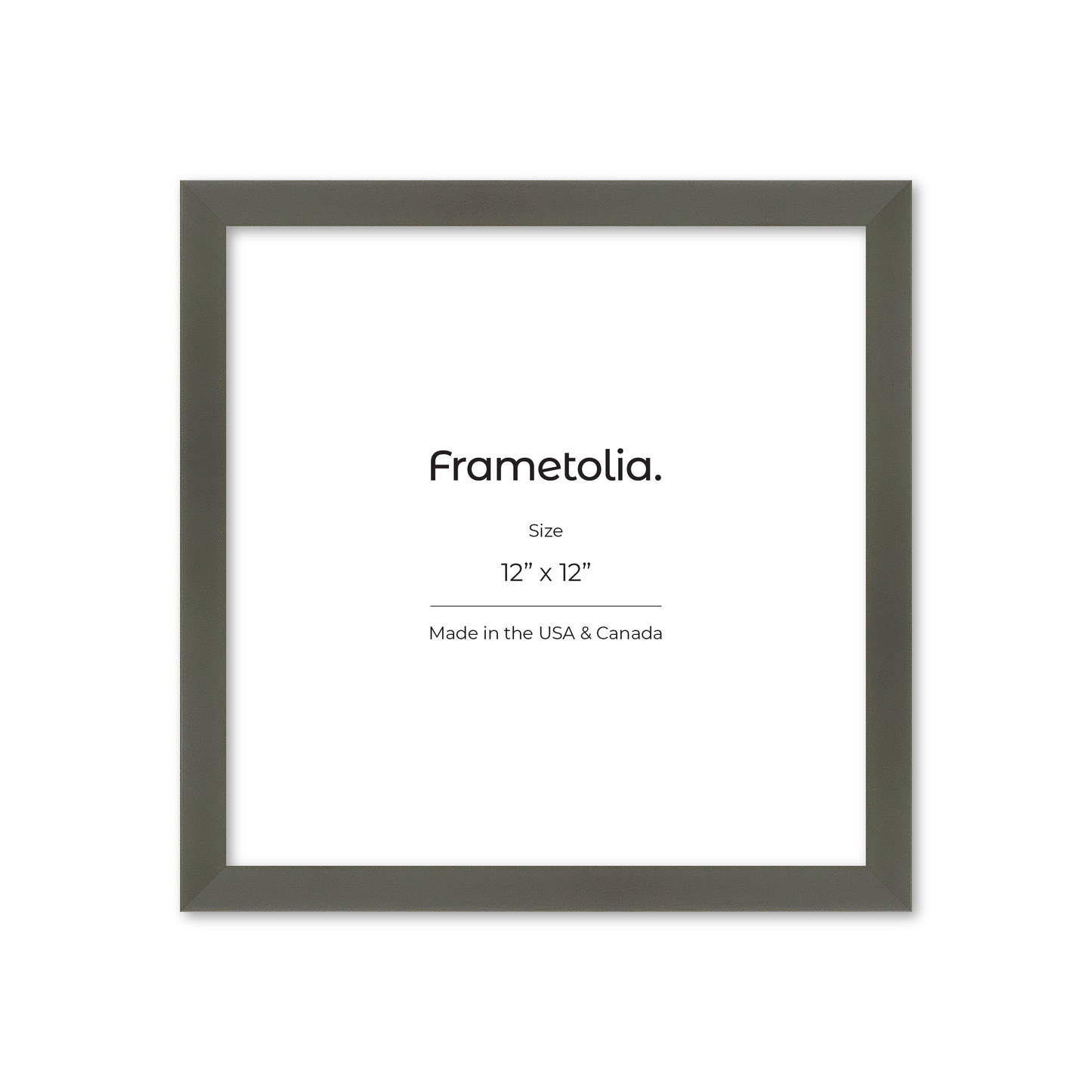 12" x 12" Gray Manhattan Wall Frame