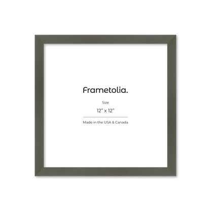 12" x 12" Gray Manhattan Wall Frame