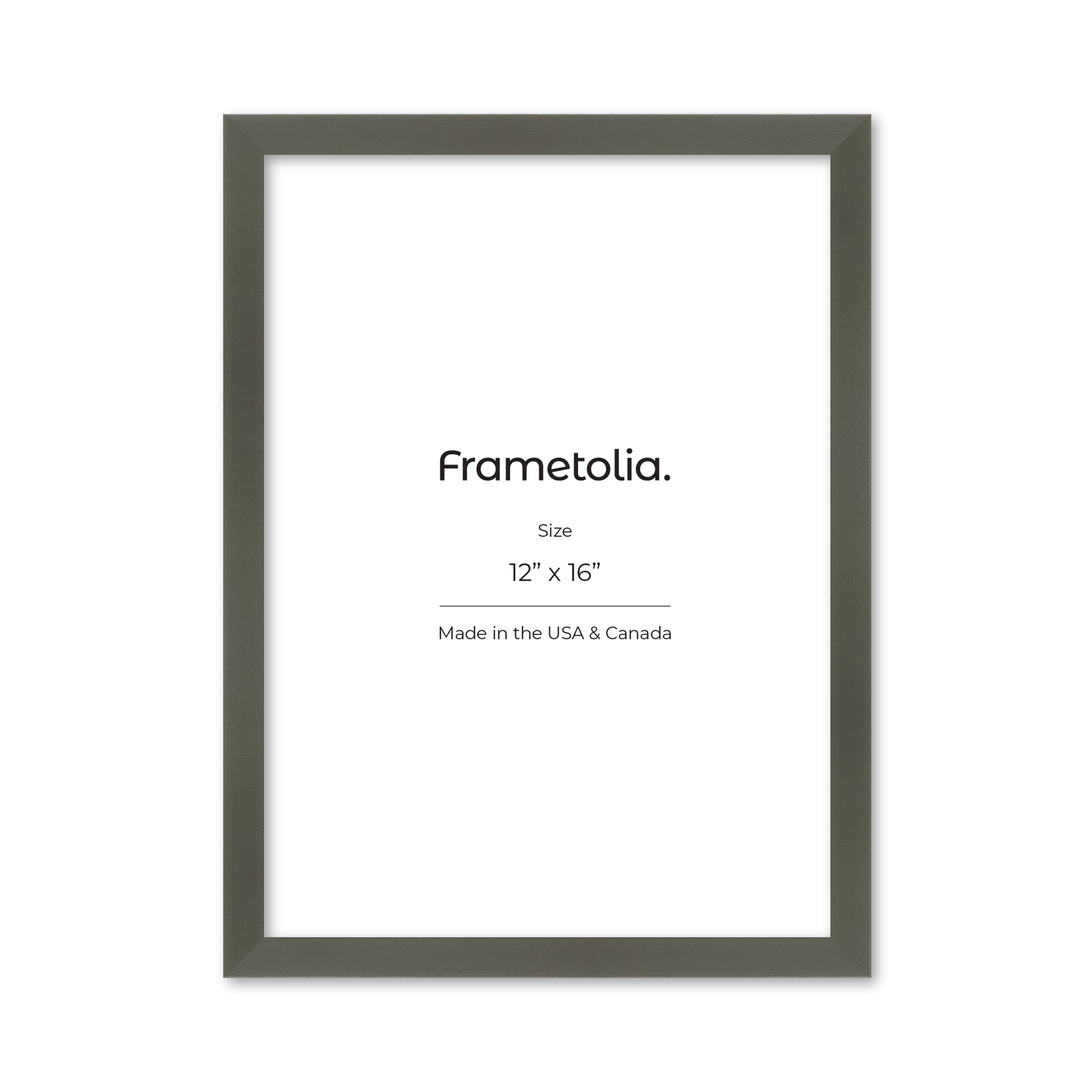12" x 16" Gray Manhattan Wall Frame